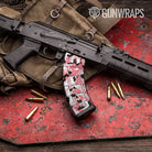 Cumulus Pink Camo AK 47 Mag Gun Skin Vinyl Wrap