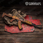 Damascus Autumn AK 47 Gun Skin Vinyl Wrap