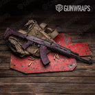 Damascus Magenta AK 47 Gun Skin Vinyl Wrap