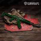 Digital Elite Green Camo AK 47 Gun Skin Vinyl Wrap