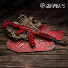 Digital Elite Red Camo AK 47 Gun Skin Vinyl Wrap