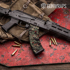 Digital Militant Red Camo AK 47 Mag Gun Skin Vinyl Wrap