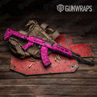 Erratic Elite Magenta Camo AK 47 Gun Skin Vinyl Wrap