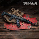 Galaxy Retro AK 47 Gun Skin Vinyl Wrap