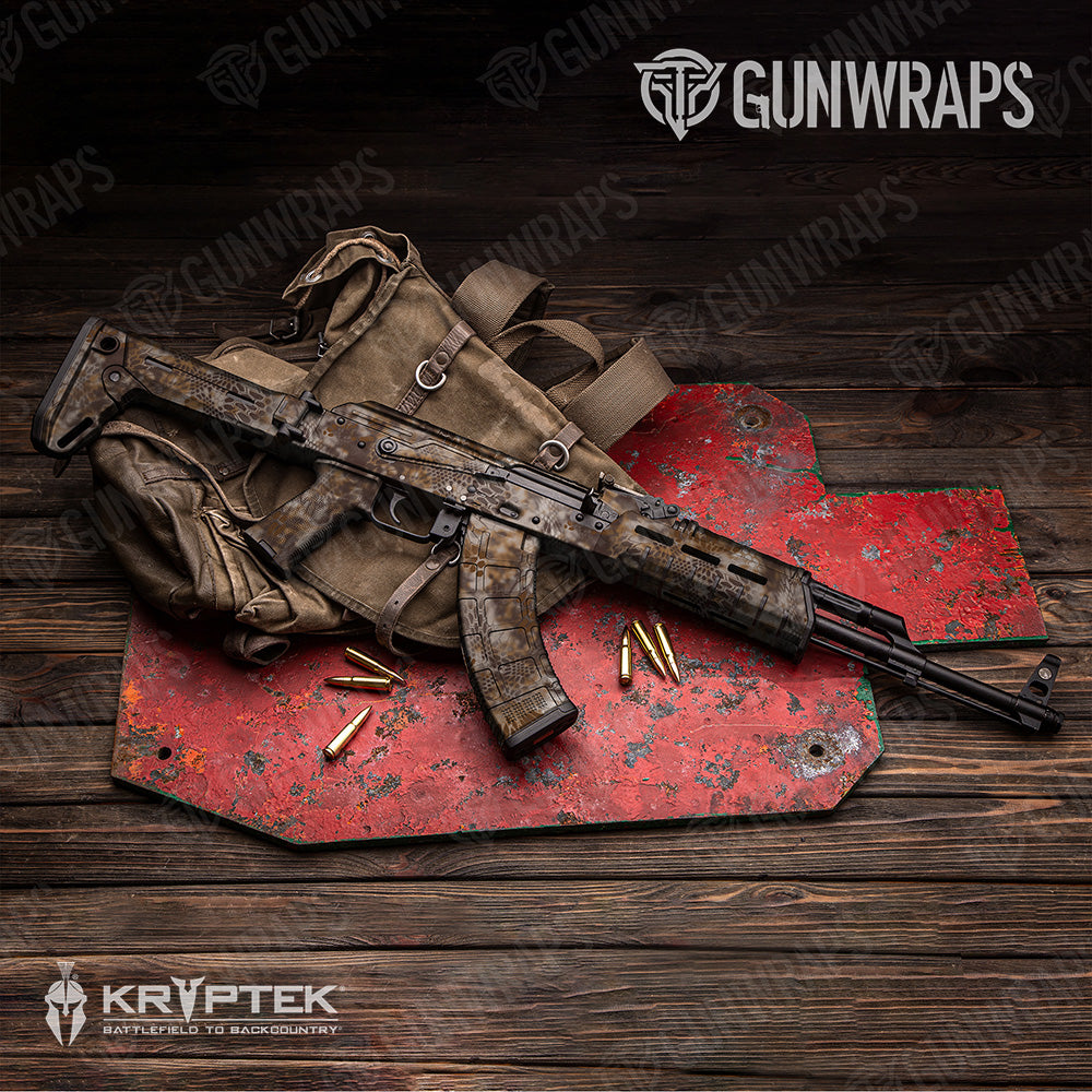 AK 47 Kryptek Banshee Camo Gun Skin Vinyl Wrap
