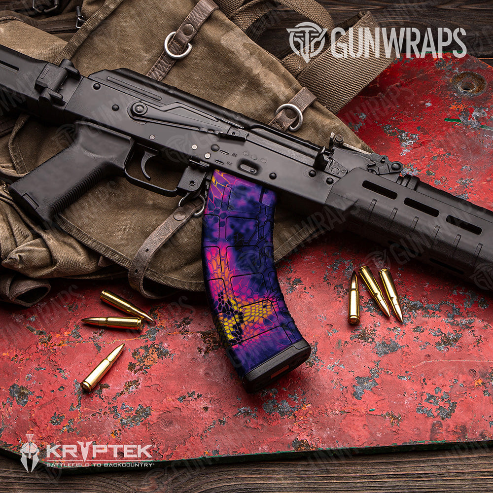 Kryptek Infrared Camo AK 47 Mag Gun Skin Vinyl Wrap