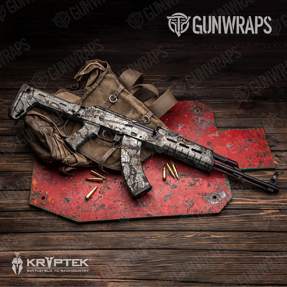 AK 47 Kryptek Obskura Driftwood Camo Gun Skin Vinyl Wrap