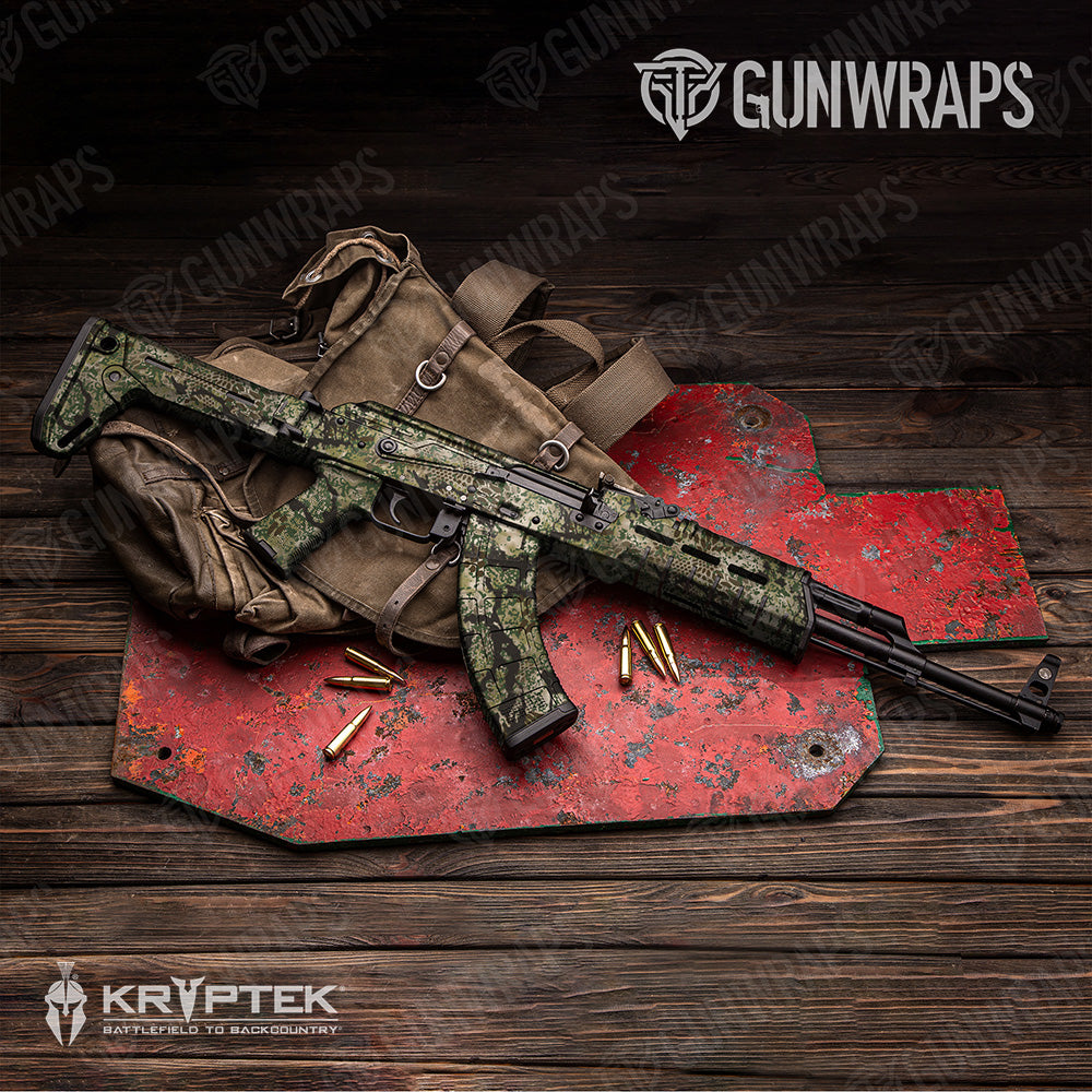 AK 47 Kryptek Obskura Transitional Brown Camo Gun Skin Vinyl Wrap