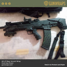 AK 47 Mag Vivid Hex Green Gun Skin Vinyl Wrap