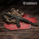 Ragged Militant Green Camo AK 47 Gun Skin Vinyl Wrap