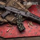 Ragged Woodland Camo AK 47 Mag Gun Skin Vinyl Wrap