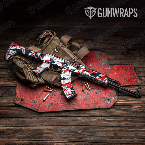 Sharp Camo AK-47 Gun Skin Vinyl Wraps