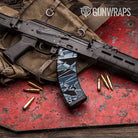 Sharp Navy Camo AK 47 Mag Gun Skin Vinyl Wrap