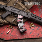 Sharp Pink Camo AK 47 Mag Gun Skin Vinyl Wrap