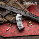 Sharp Snow Camo AK 47 Mag Gun Skin Vinyl Wrap