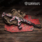 Shattered Pink Camo AK 47 Gun Skin Vinyl Wrap