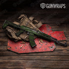 Shredded Army Dark Green Camo AK 47 Gun Skin Vinyl Wrap