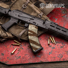 Shredded Desert Camo AK 47 Mag Gun Skin Vinyl Wrap