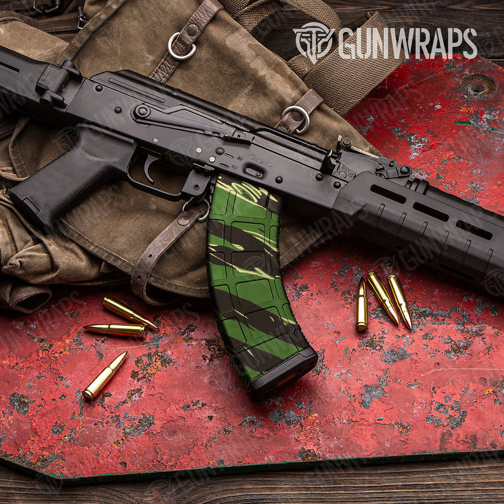 Shredded Jungle Camo AK 47 Mag Gun Skin Vinyl Wrap