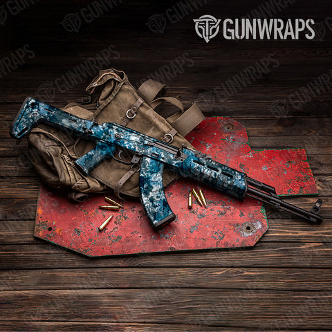 Tie Dye AK-47 Gun Skin Vinyl Wraps