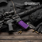 Battle Storm Elite Purple Camo AR 15 Mag Gun Skin Vinyl Wrap