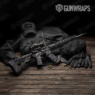 Classic Midnight Camo AR 15 Gun Skin Vinyl Wrap