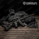 Classic Militant Blue Camo AR 15 Gun Skin Vinyl Wrap