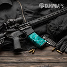 Cumulus Elite Tiffany Blue Camo AR 15 Mag Gun Skin Vinyl Wrap