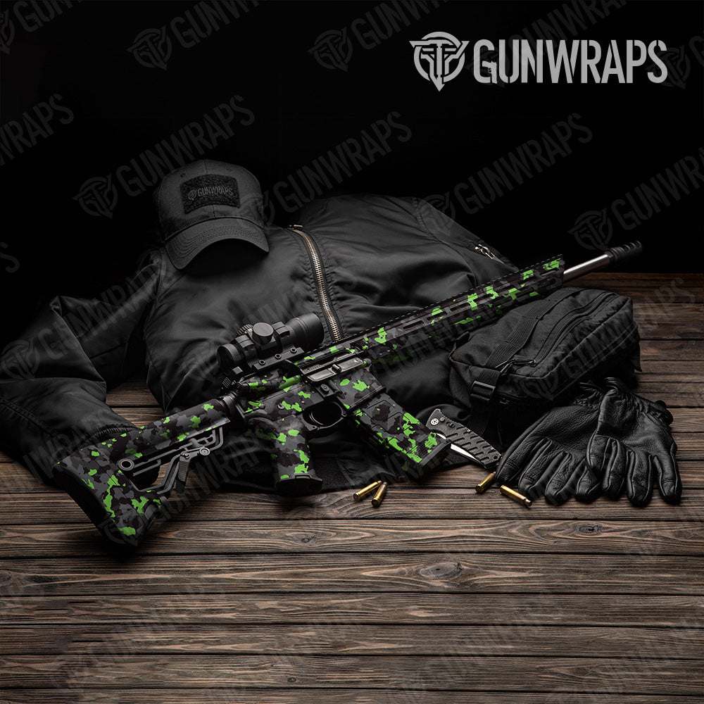 Cumulus Metro Green Camo AR 15 Gun Skin Vinyl Wrap