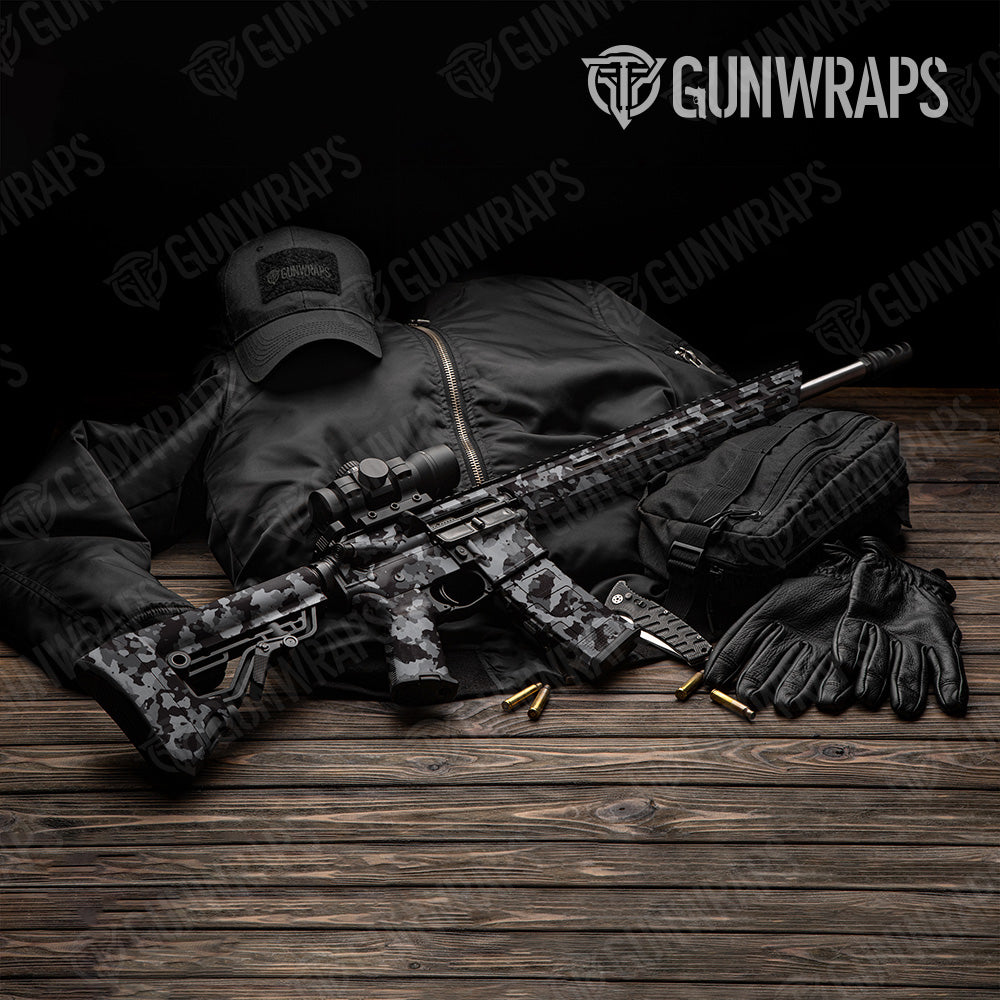 Cumulus Midnight Camo AR 15 Gun Skin Vinyl Wrap
