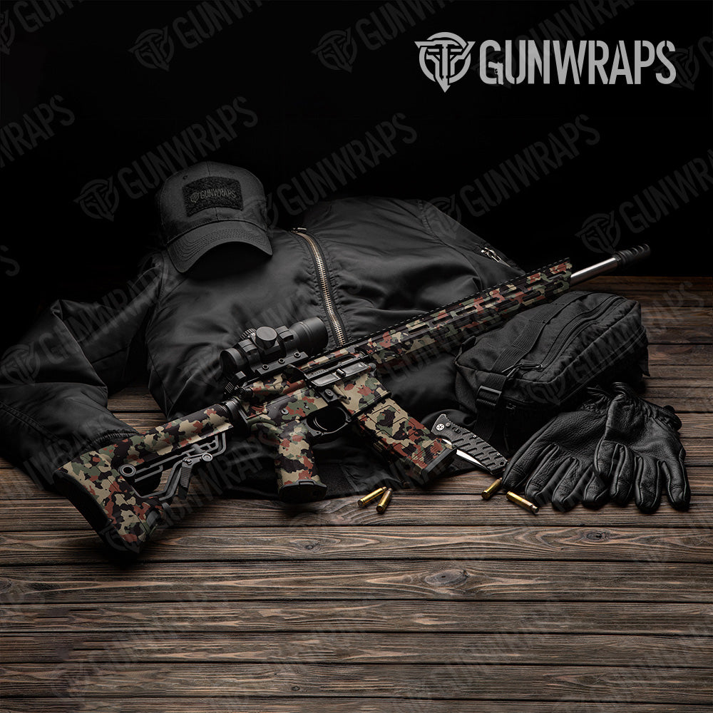 Cumulus Militant Copper Camo AR 15 Gun Skin Vinyl Wrap