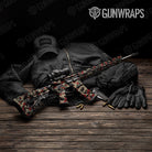 Cumulus Militant Red Camo AR 15 Gun Skin Vinyl Wrap