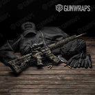 Digital Militant Blue Camo AR 15 Gun Skin Vinyl Wrap