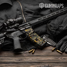 Digital Militant Yellow Camo AR 15 Mag & Mag Well Gun Skin Vinyl Wrap
