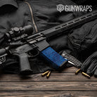 Erratic Elite Blue Camo AR 15 Mag Gun Skin Vinyl Wrap