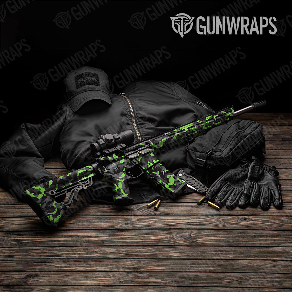 Lime Green Camo | Poster