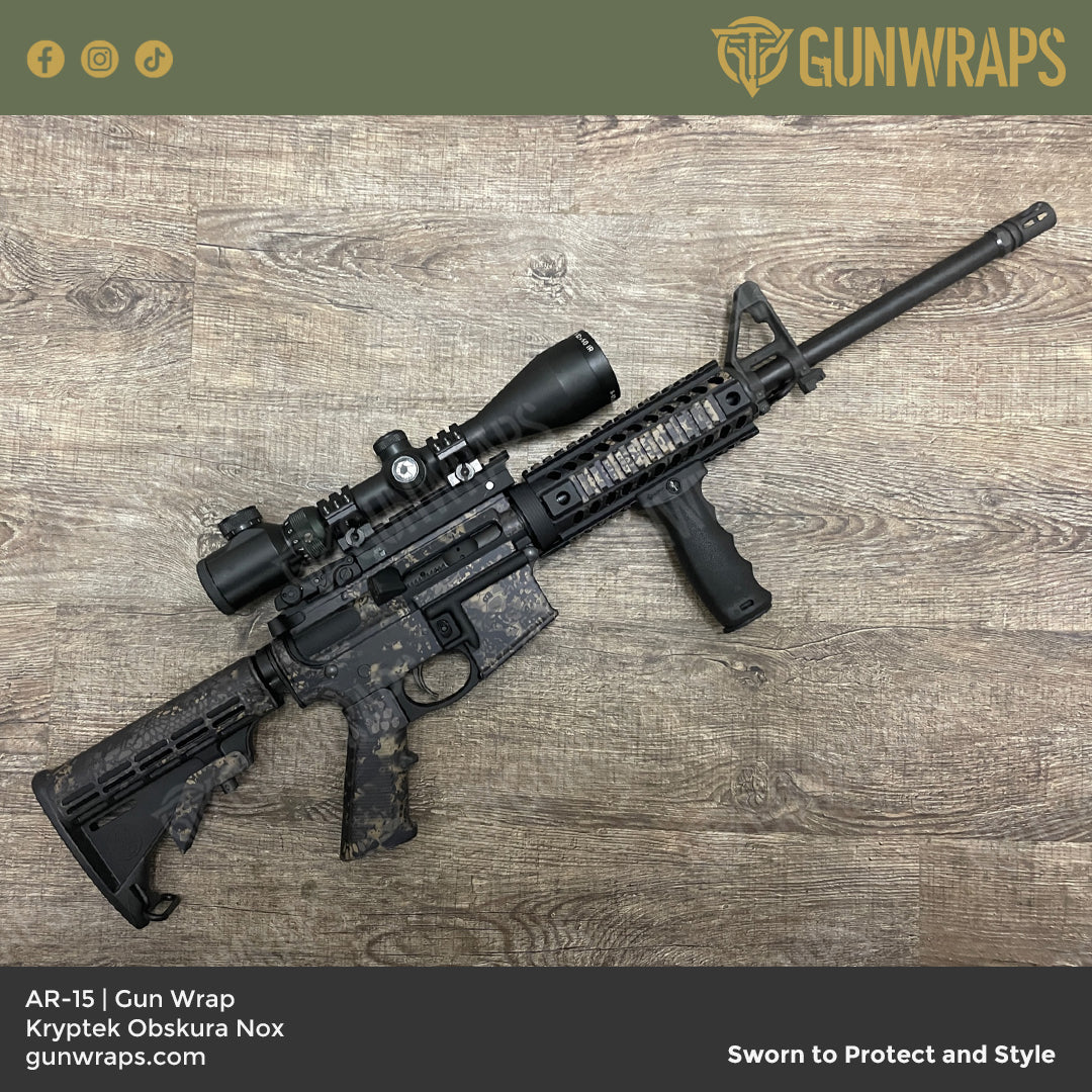 Kryptek Obskura Nox Camo Gun Wrap for AR 15 – GunWraps.com