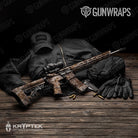 AR 15 Kryptek Banshee Camo Gun Skin Vinyl Wrap