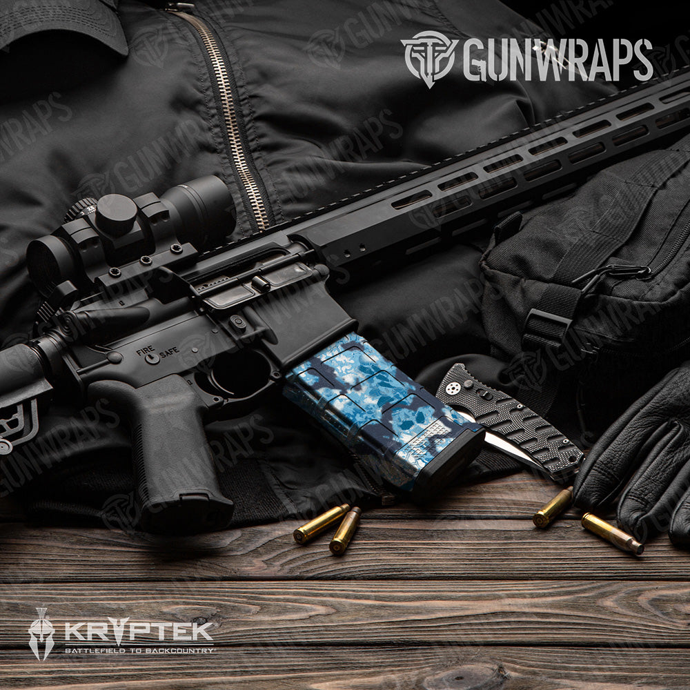 AR 15 Mag Kryptek Obskura Litus Camo Gun Skin Vinyl Wrap