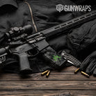 AR 15 Mag Up In Smoke Grayscale Gun Skin Vinyl Wrap
