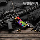 Paint Splatter Black AR 15 Mag & Mag Well Gun Skin Vinyl Wrap