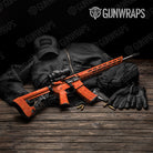 Ragged Elite Orange Camo AR 15 Gun Skin Vinyl Wrap