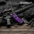 Ragged Elite Purple Camo AR 15 Mag & Mag Well Gun Skin Vinyl Wrap
