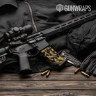 Ragged Militant Yellow Camo AR 15 Mag Gun Skin Vinyl Wrap
