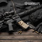 Sharp Desert Camo AR 15 Mag Gun Skin Vinyl Wrap