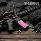 Sharp Elite Pink Camo AR 15 Mag Gun Skin Vinyl Wrap