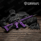 Sharp Elite Purple Camo AR 15 Gun Skin Vinyl Wrap
