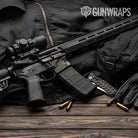 Sharp Militant Blood Camo AR 15 Mag Well Gun Skin Vinyl Wrap