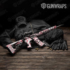 Sharp Pink Camo AR 15 Gun Skin Vinyl Wrap