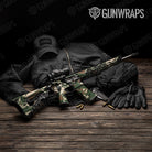 Sharp Woodland Camo AR 15 Gun Skin Vinyl Wrap
